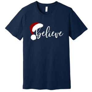 Believe Merry Christmas Variety For Unisex Xmas Gift Premium T-Shirt