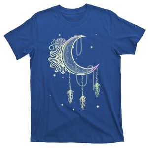 Boho Moon Celestial Body Astrology Dreamcatcher Pastel Goth Gift T-Shirt