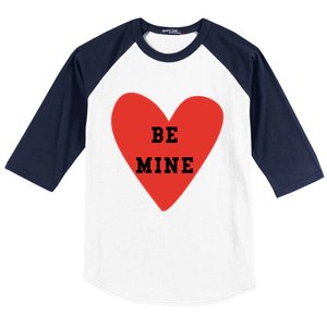 Be Mine! Conversation Heart Happy Valentine's Day Gift Baseball Sleeve Shirt