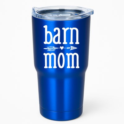 Barn Mom Cute Horseback Riding Lesson Equestrian Gift Tumbler