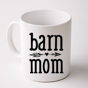 Barn Mom Cute Horseback Riding Lesson Equestrian Gift Coffee Mug