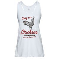 Buy Me Chickens And Tell Me You Dont Trust The Government Ladies Essential Flowy Tank