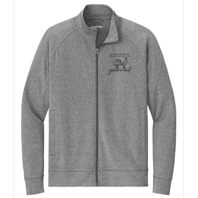 Buy Me Chickens And Tell Me You Hate The Government Stretch Full-Zip Cadet Jacket