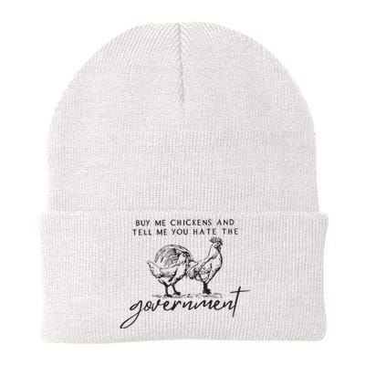 Buy Me Chickens And Tell Me You Hate The Government Knit Cap Winter Beanie