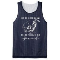 Buy Me Chickens And Tell Me You Hate The Government Mesh Reversible Basketball Jersey Tank