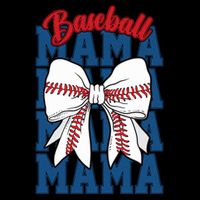 Baseball Mama Coquette Bow Game Day Baseball Mom Mother Backpack