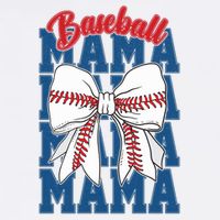Baseball Mama Coquette Bow Game Day Baseball Mom Mother Ladies Essential Flowy Tank