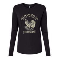 Buy Me Chickens Tell Me You Hate The Government Womens Cotton Relaxed Long Sleeve T-Shirt