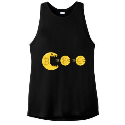Bitcoin Monster Crypto Ladies PosiCharge Tri-Blend Wicking Tank