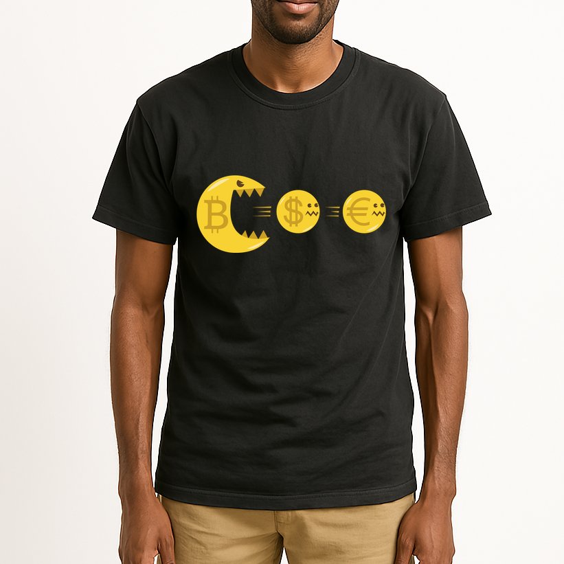 Bitcoin Monster Crypto Tall T-Shirt