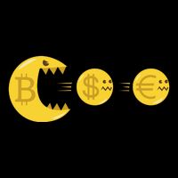 Bitcoin Monster Crypto 7-Panel Snapback Hat