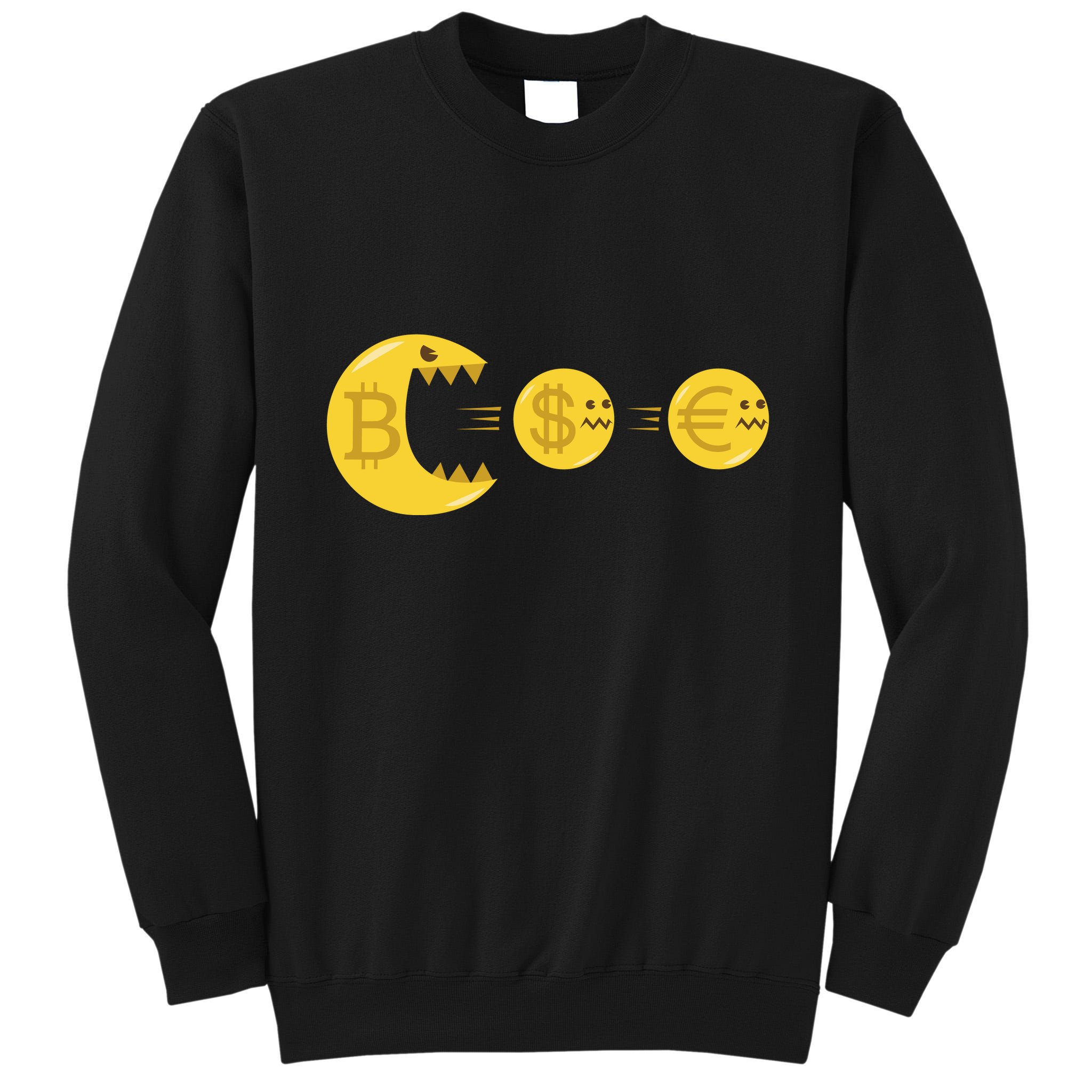 Bitcoin Monster Crypto Tall Sweatshirt