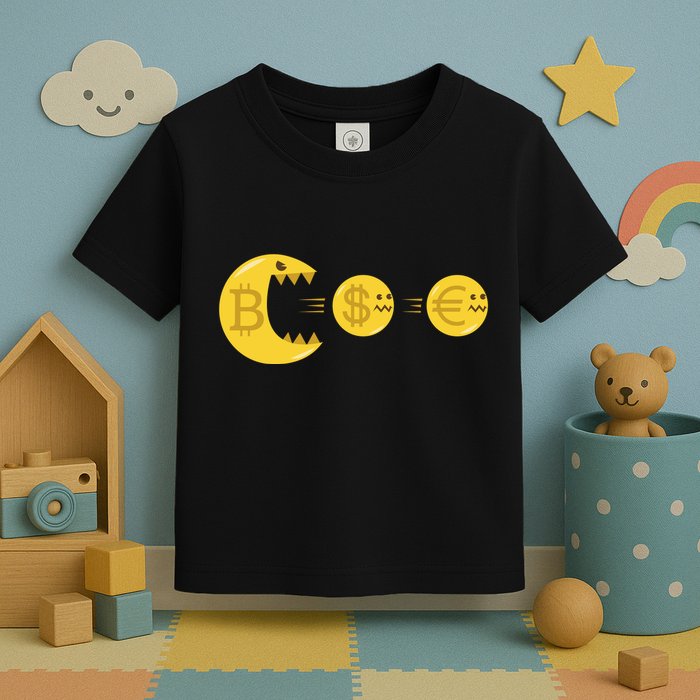 Bitcoin Monster Crypto Toddler T-Shirt