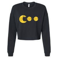 Bitcoin Monster Crypto Cropped Pullover Crew
