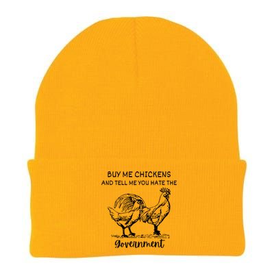 Buy Me Chickens And Tell Me You Hate The Government Knit Cap Winter Beanie