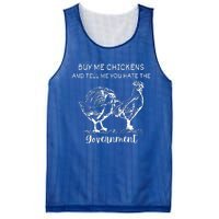 Buy Me Chickens And Tell Me You Hate The Government Mesh Reversible Basketball Jersey Tank