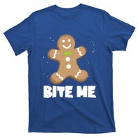 Bite Me Christmas Gingerbread Funny Christmas Cookies Cool Gift T-Shirt