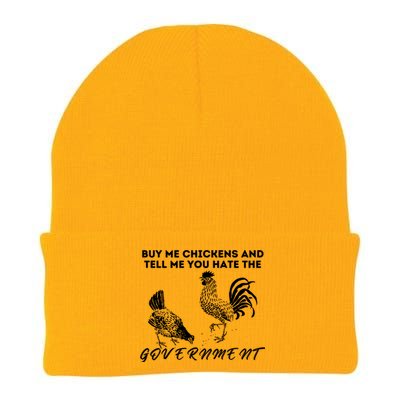 Buy Me Chickens And Tell Me You Hate The Government Knit Cap Winter Beanie