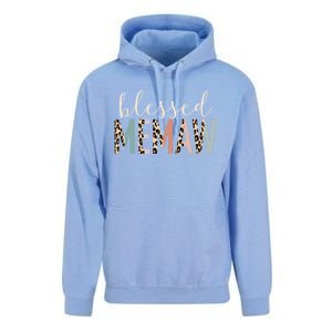 Blessed Memaw Cute Leopard Print Gift Unisex Surf Hoodie