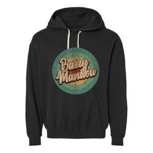 Barry Manilow Circle Retro Garment-Dyed Fleece Hoodie