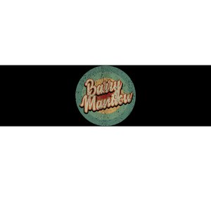 Barry Manilow Circle Retro Bumper Sticker