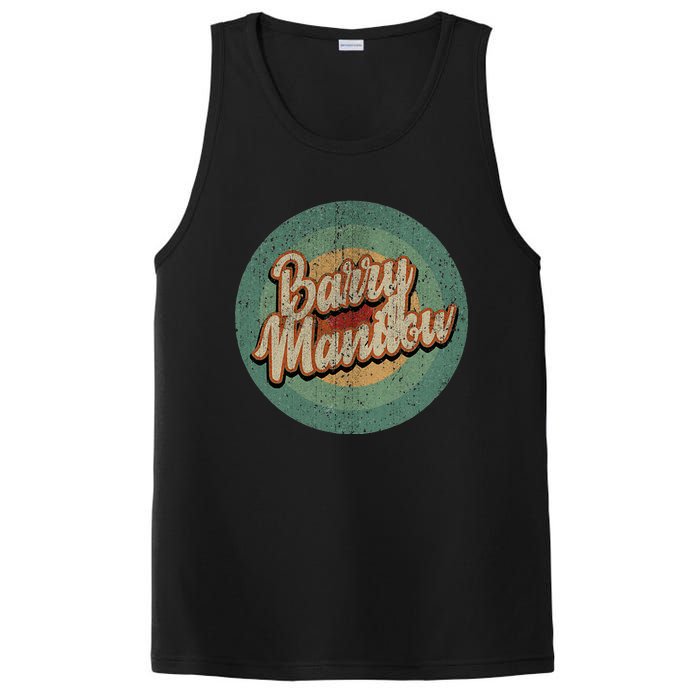 Barry Manilow Circle Retro PosiCharge Competitor Tank