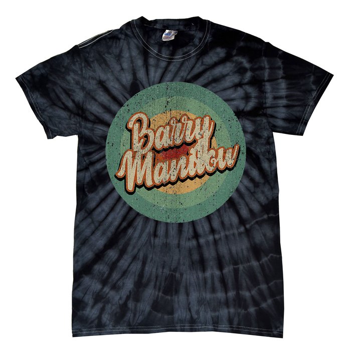 Barry Manilow Circle Retro Tie-Dye T-Shirt