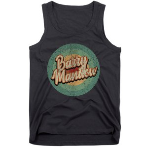 Barry Manilow Circle Retro Tank Top