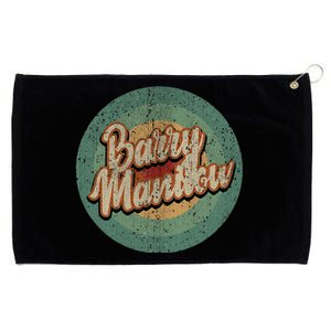 Barry Manilow Circle Retro Grommeted Golf Towel