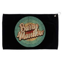 Barry Manilow Circle Retro Grommeted Golf Towel