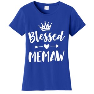 Blessed Memaw Cute Grandma Mothers Day Idea Memaw Gift Women's T-Shirt