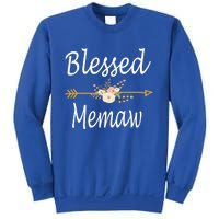 Blessed Memaw Cute Gift Mothers Day Funny Gift Cute Gift Sweatshirt