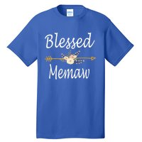 Blessed Memaw Cute Gift Mothers Day Funny Gift Cute Gift Tall T-Shirt