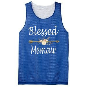 Blessed Memaw Cute Gift Mothers Day Funny Gift Cute Gift Mesh Reversible Basketball Jersey Tank