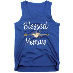 Blessed Memaw Cute Gift Mothers Day Funny Gift Cute Gift Tank Top