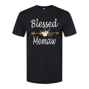 Blessed Memaw Cute Gift Mothers Day Funny Gift Cute Gift Softstyle CVC T-Shirt