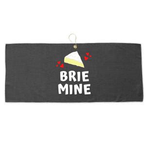 Brie Mine Cheese Funny Valentines Day Gift Large Microfiber Waffle Golf Towel