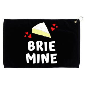 Brie Mine Cheese Funny Valentines Day Gift Grommeted Golf Towel