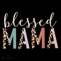 Blessed Mama Cute Leopard Print Impact Tech Backpack