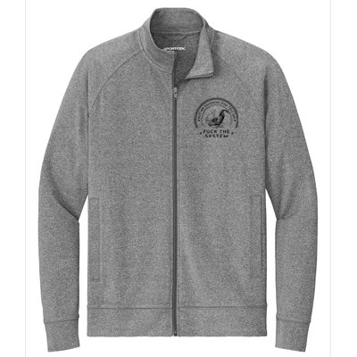 Buy Me Chickens And Tell You Fuck The System Stretch Full-Zip Cadet Jacket