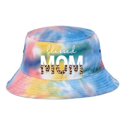 Blessed Mom Cheetah Print Gift Tie Dye Newport Bucket Hat