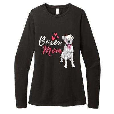 Boxer Mom Cute German Boxer Lover Dog Owner Womens CVC Long Sleeve Shirt