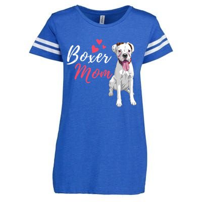 Boxer Mom Cute German Boxer Lover Dog Owner Enza Ladies Jersey Football T-Shirt