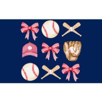 Baseball Mom Coquette Mothers Day Women Baseball Mama Bumper Sticker