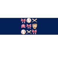 Baseball Mom Coquette Mothers Day Women Baseball Mama Bumper Sticker