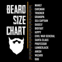 Beard Measurement Chart Beard Length Funny Growth Chart Toddler T-Shirt