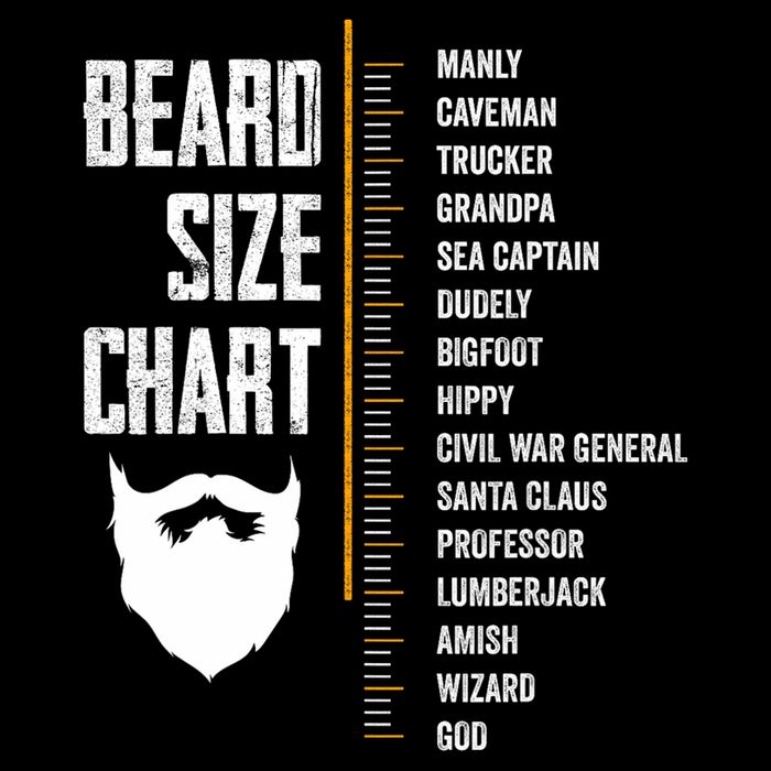 Beard Measurement Chart Beard Length Funny Growth Chart Toddler T-Shirt