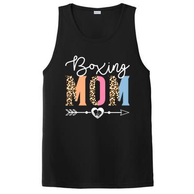 Boxing Mom Cute Boxing Game Mother's Day Leopard Funny Gift PosiCharge Competitor Tank