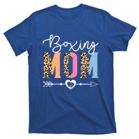 Boxing Mom Cute Boxing Game Mother's Day Leopard Funny Gift T-Shirt