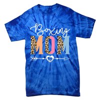 Boxing Mom Cute Boxing Game Mother's Day Leopard Funny Gift Tie-Dye T-Shirt